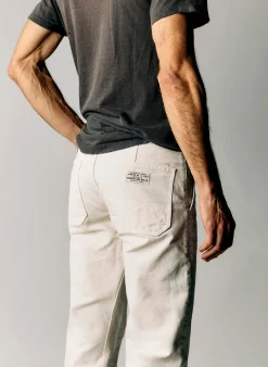 Imogene + Willie hencye canvas workpant in natural