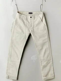 Imogene + Willie hencye canvas workpant in natural