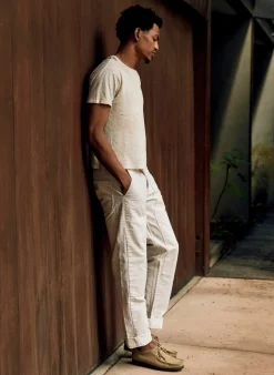 Imogene + Willie hencye canvas workpant in natural