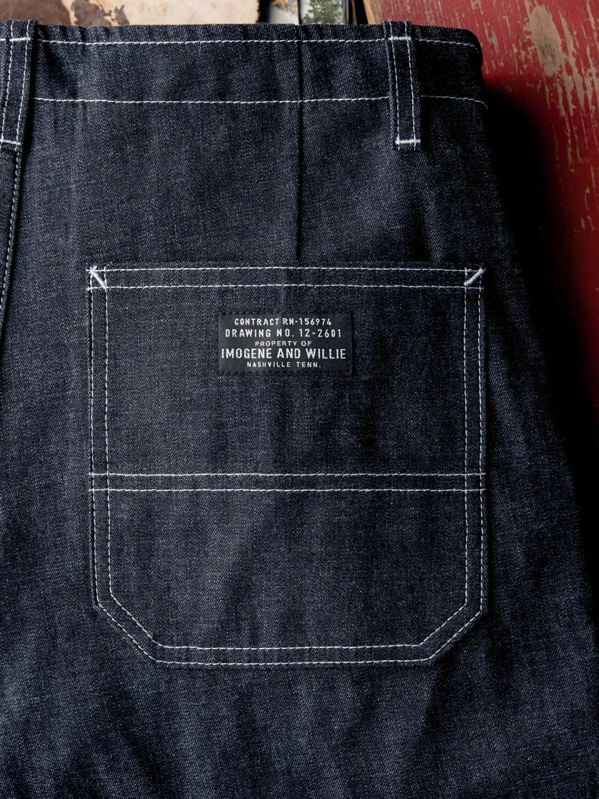 Imogene + Willie hencye indigo rigid