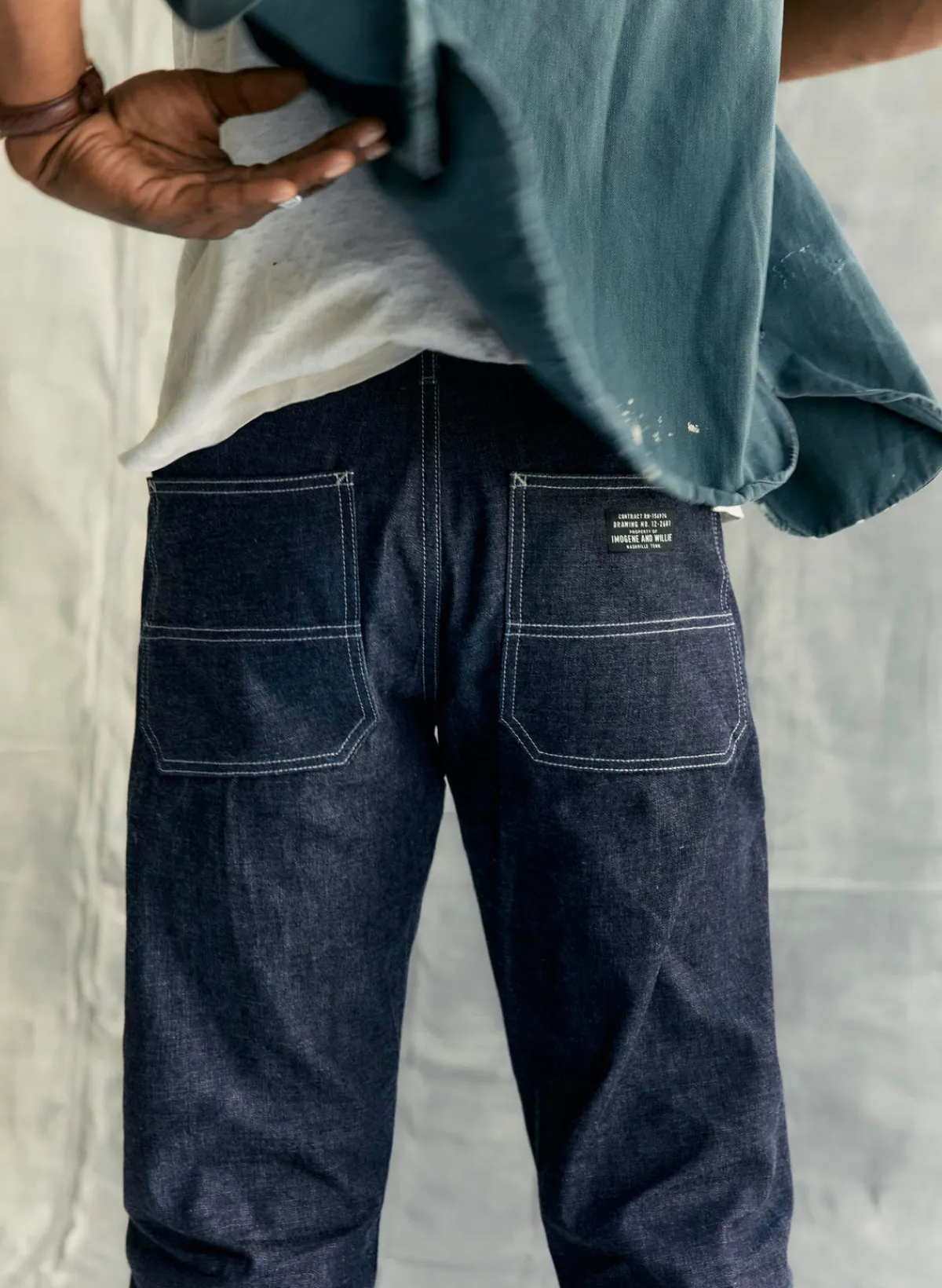 Imogene + Willie hencye indigo rigid
