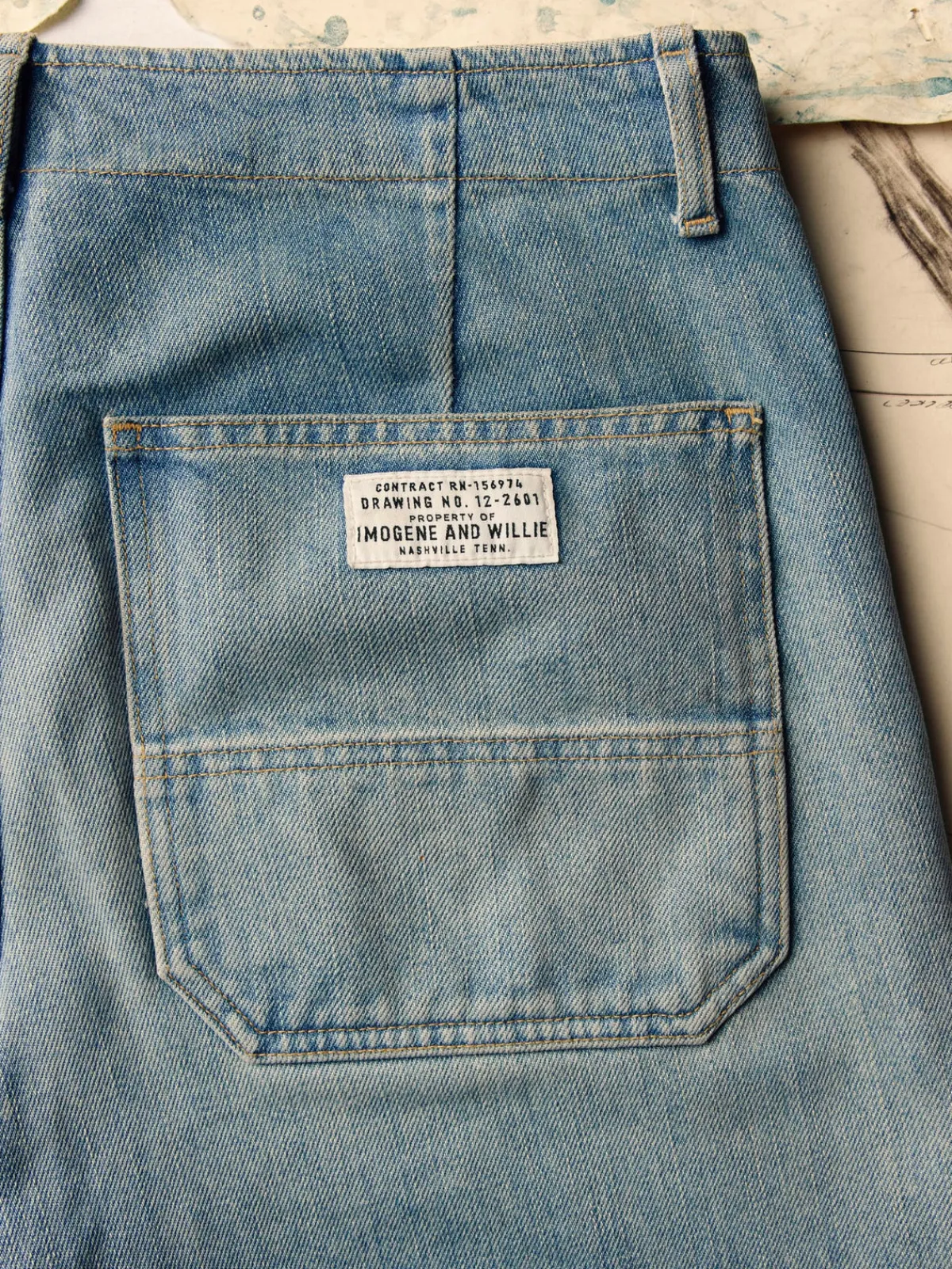Imogene + Willie hencye natural indigo