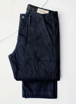 Imogene + Willie hencye workpant in black indigo