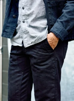 Imogene + Willie hencye workpant in black indigo