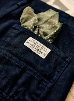 Imogene + Willie hencye workpant in black indigo