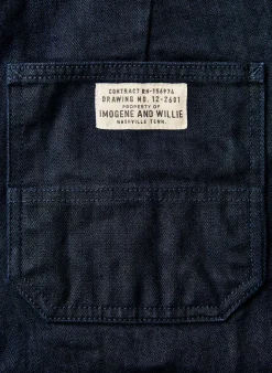 Imogene + Willie hencye workpant in black indigo