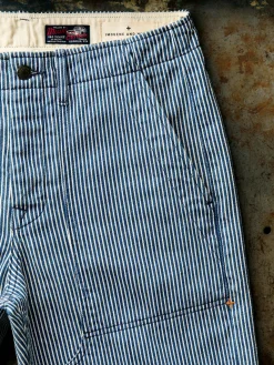 Imogene + Willie hencye workpant in hickory stripe