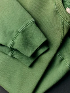 Women Imogene + Willie hilts sweatshirt sunfaded green