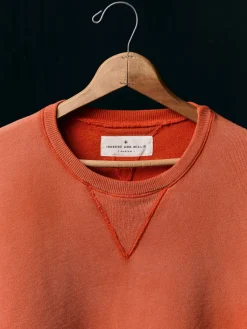 Women Imogene + Willie hilts sweatshirt sunfaded red
