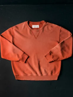 Imogene + Willie hilts sweatshirt sunfaded red