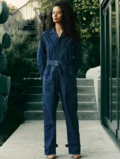 Women Imogene + Willie indigo ripstop coverall