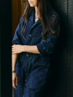 Women Imogene + Willie indigo ripstop coverall