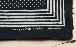 Women Imogene + Willie i+w vintage black bandana v2