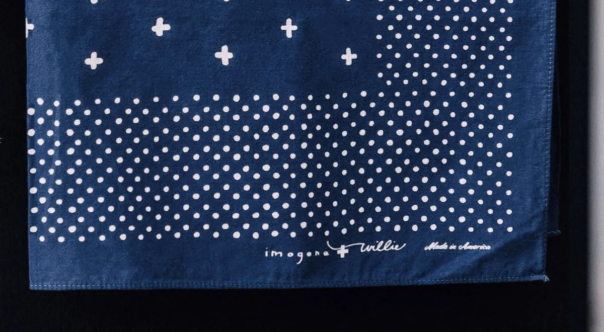 Imogene + Willie i+w vintage blue bandana