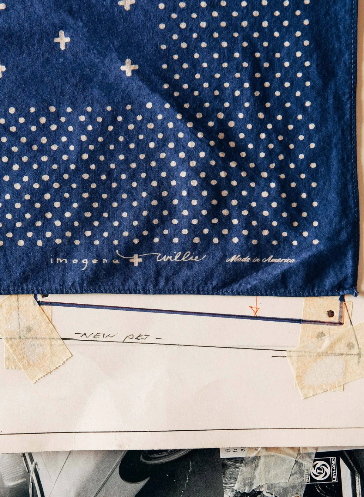 Imogene + Willie i+w vintage blue bandana