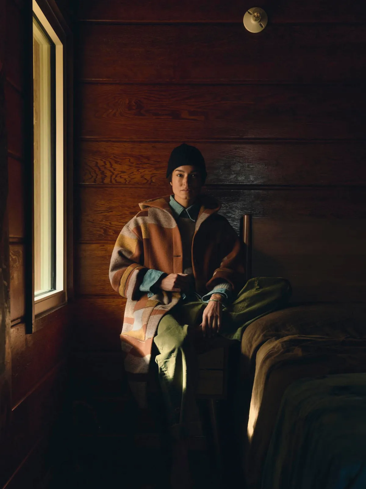 Women Imogene + Willie i+w x american woolen blanket coat 02