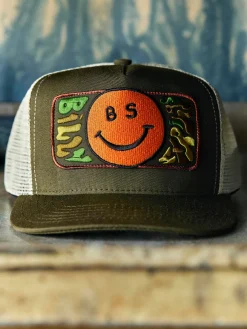 Women Imogene + Willie i+w x billy strings "smiley" trucker in olive