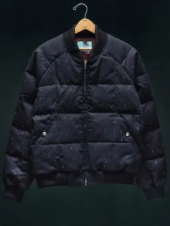 Women Imogene + Willie i+w x cdw reverse black indigo nep bomber