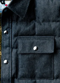 Imogene + Willie i+w x crescent down works quilted jaspe jacket