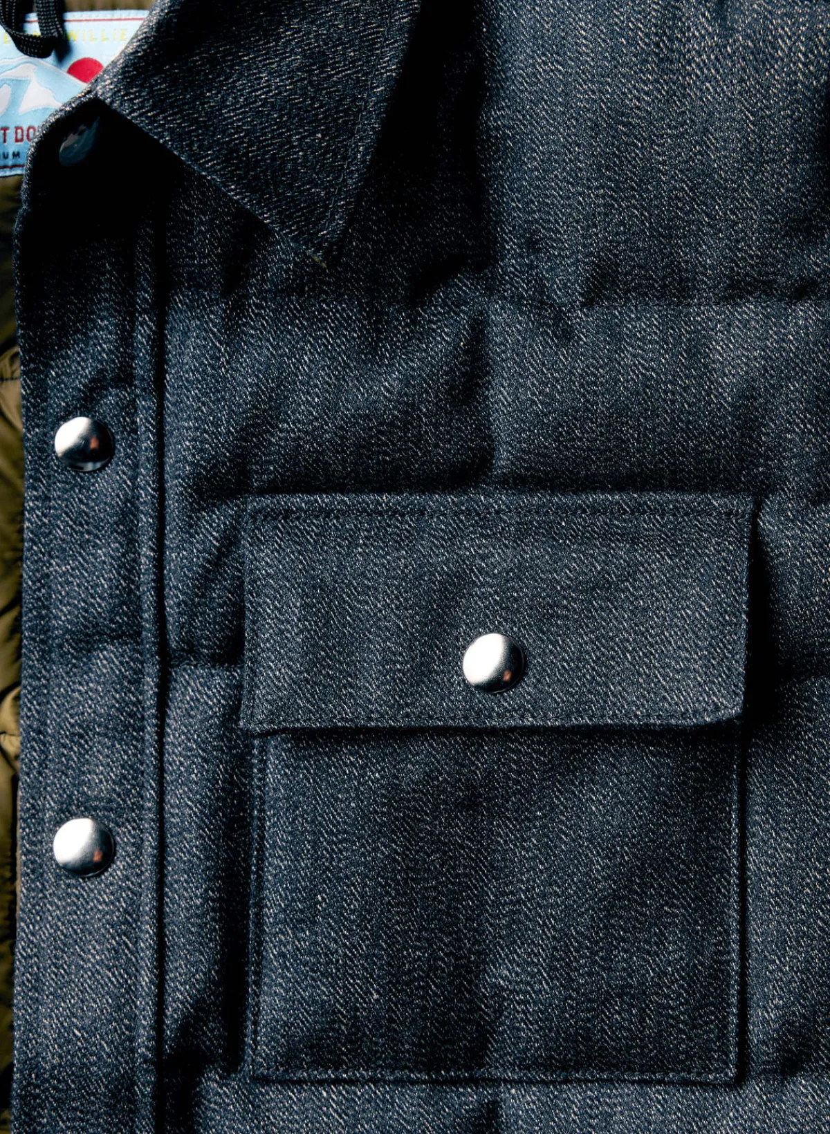 Imogene + Willie i+w x crescent down works quilted jaspe jacket