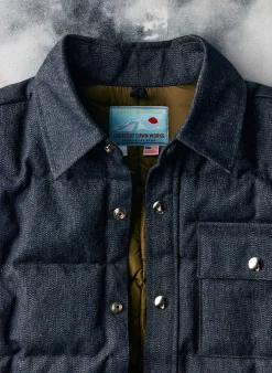 Imogene + Willie i+w x crescent down works quilted jaspe jacket