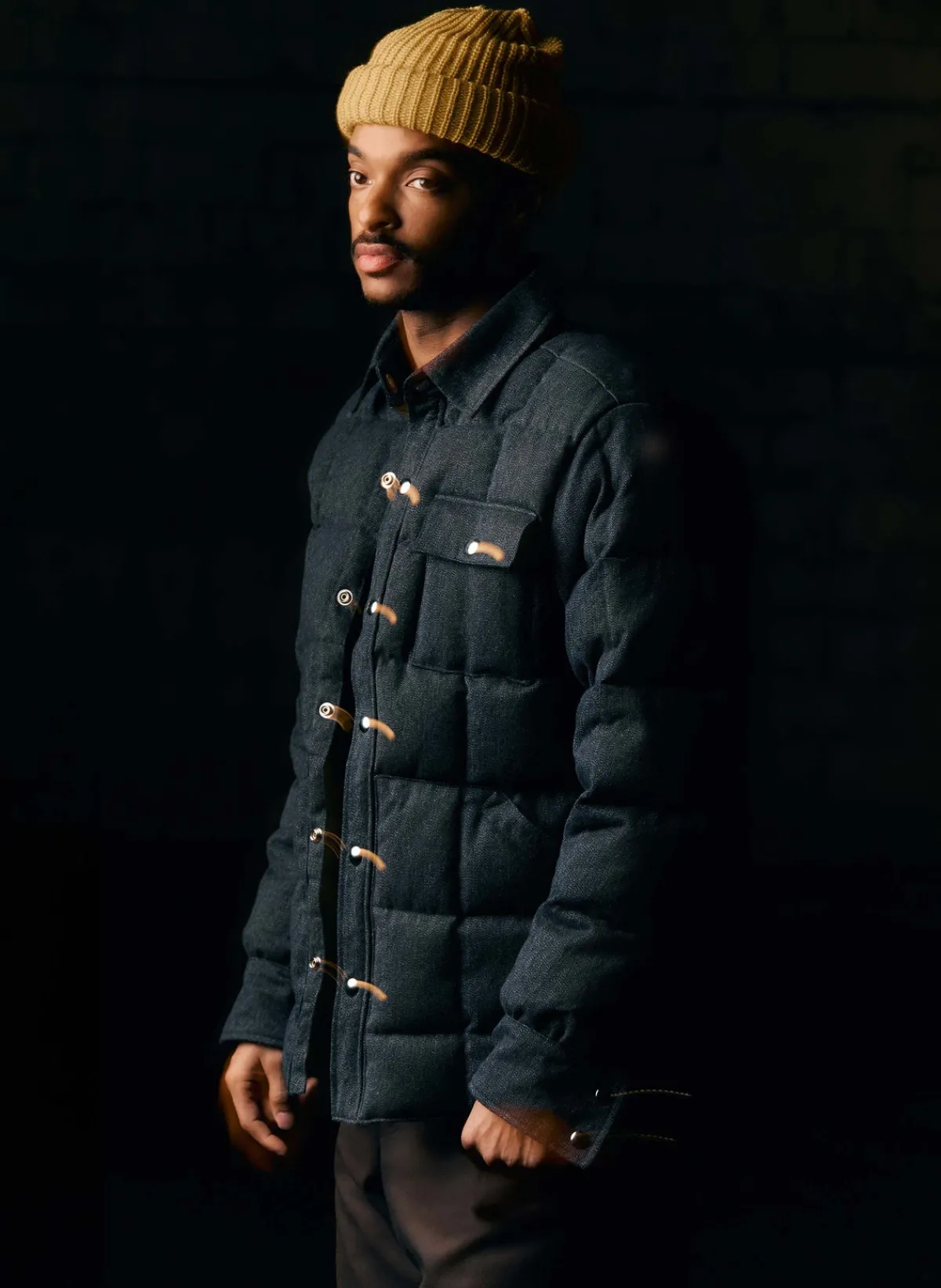Imogene + Willie i+w x crescent down works quilted jaspe jacket