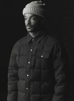 Imogene + Willie i+w x crescent down works quilted jaspe jacket