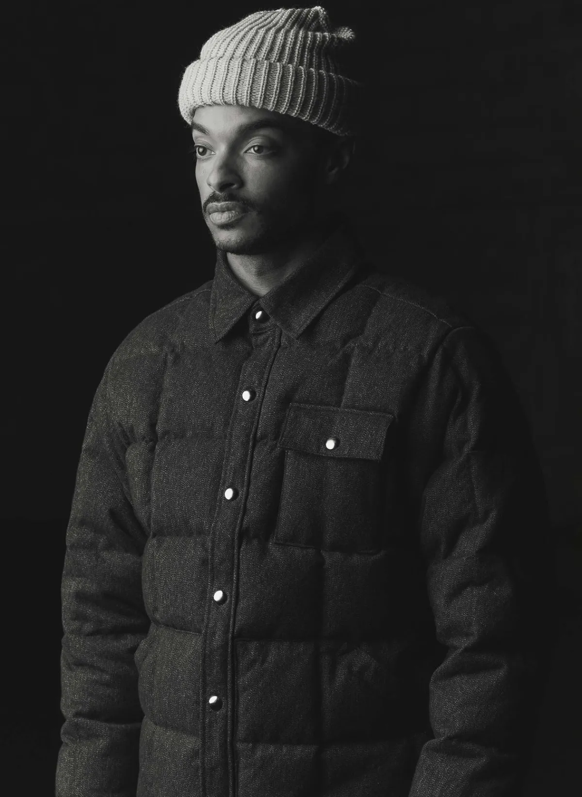 Imogene + Willie i+w x crescent down works quilted jaspe jacket