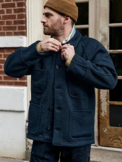 Imogene + Willie i+w x dehen knit work coat
