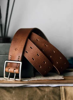 Women Imogene + Willie i+w x Emil Erwin two prong horween belt