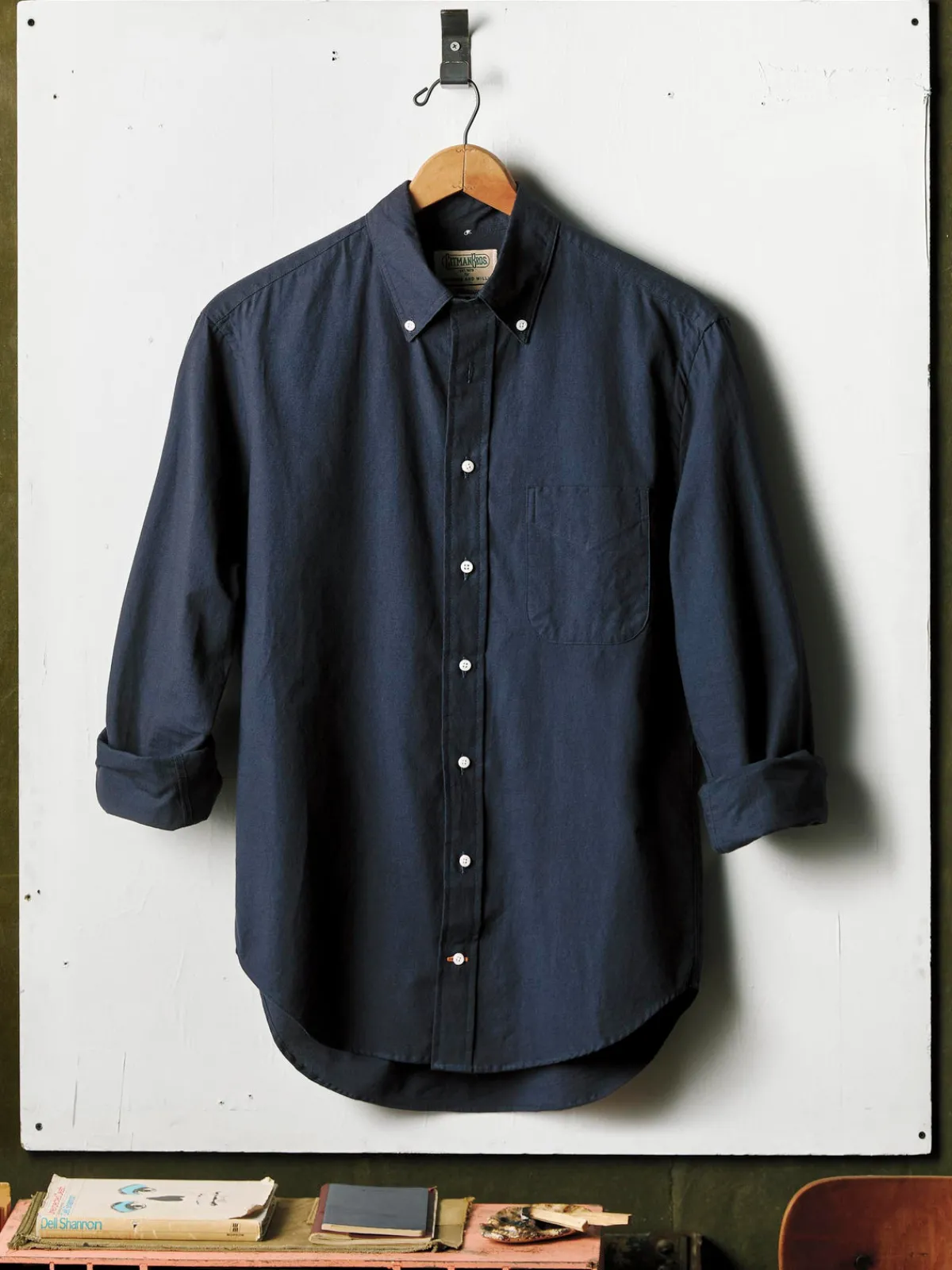 Imogene + Willie i+w x Gitman Vintage navy oxford