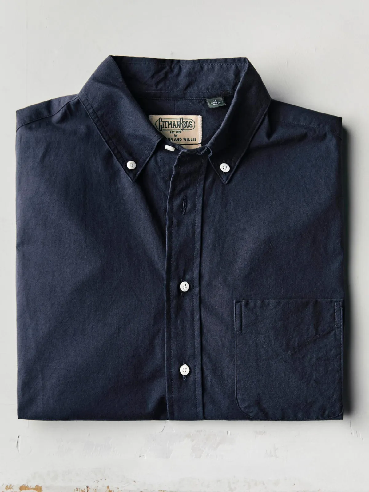 Imogene + Willie i+w x Gitman Vintage navy oxford