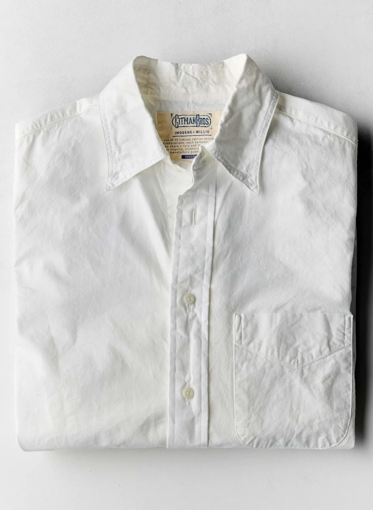 Imogene + Willie i+w x Gitman Vintage poplin oxford