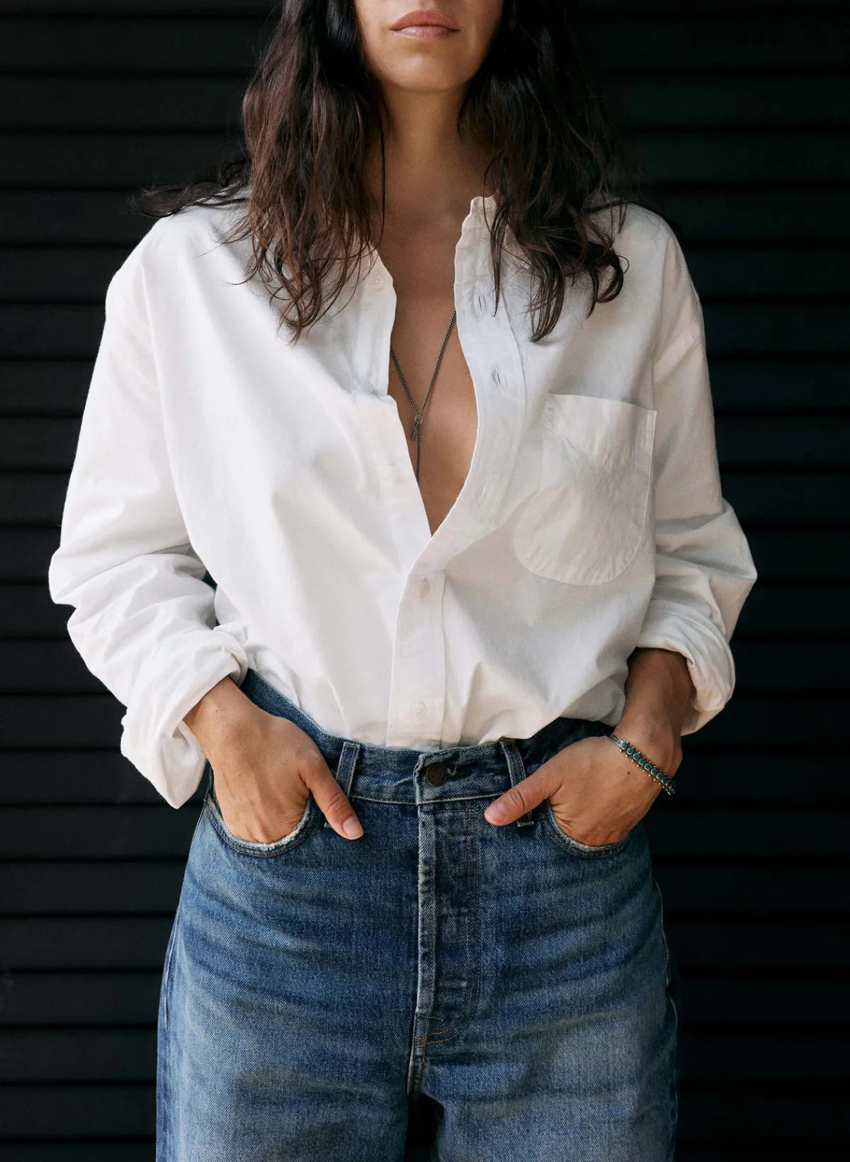 Women Imogene + Willie i+w x Gitman Vintage poplin oxford