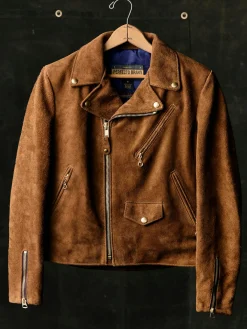 Women Imogene + Willie i+w x Schott NYC rough out perfecto jacket