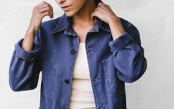 Women Imogene + Willie jack jacket french blue