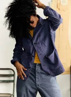 Women Imogene + Willie jack jacket french blue
