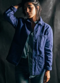 Women Imogene + Willie jack jacket french blue