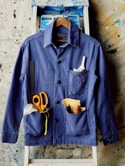 Imogene + Willie jack jacket french blue