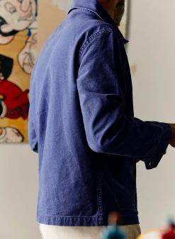 Imogene + Willie jack jacket french blue