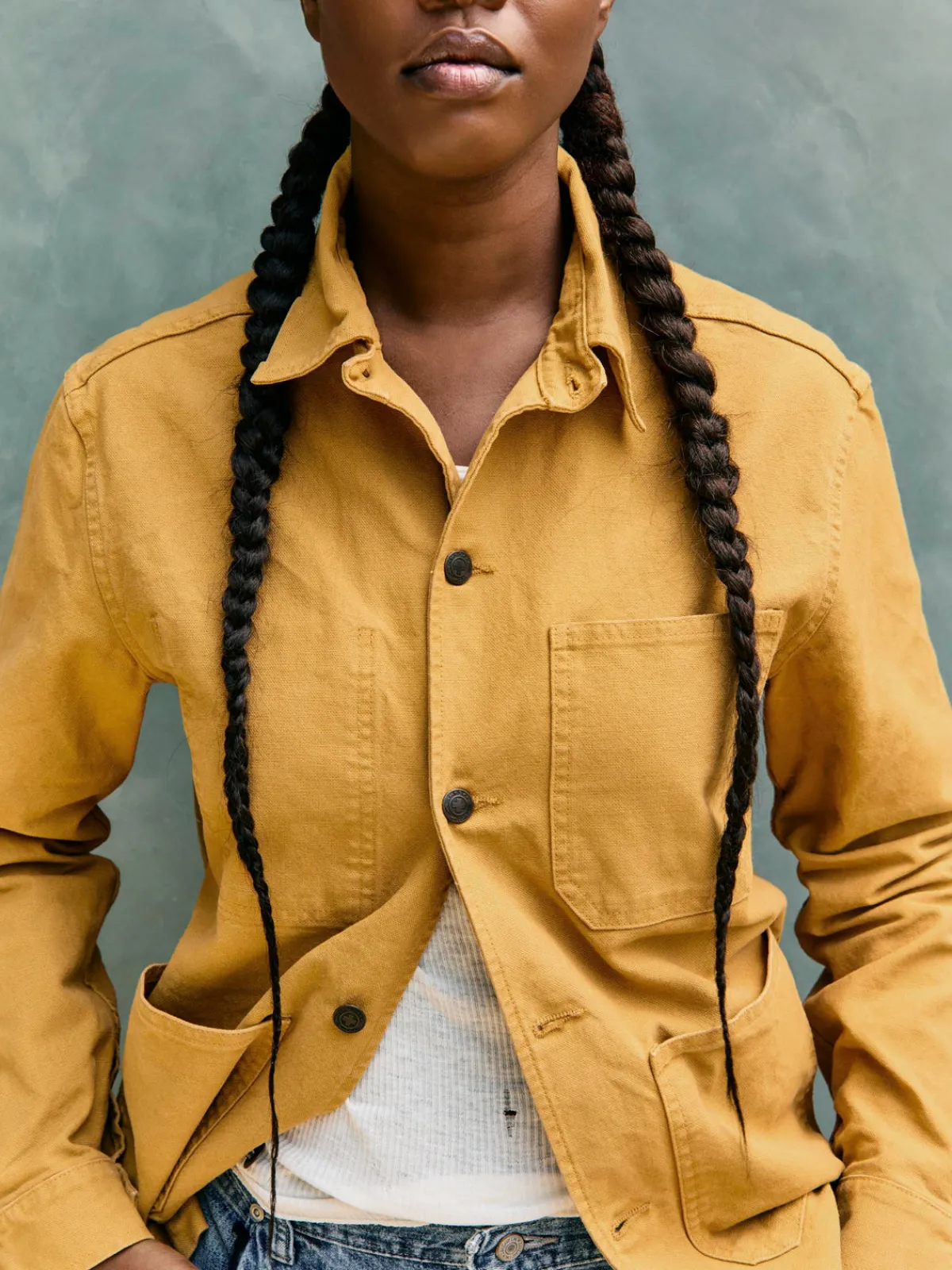 Women Imogene + Willie jack jacket in amber