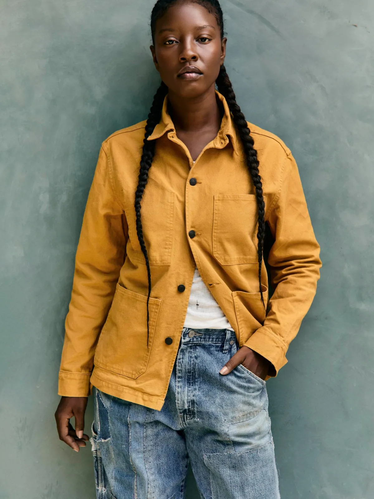 Women Imogene + Willie jack jacket in amber