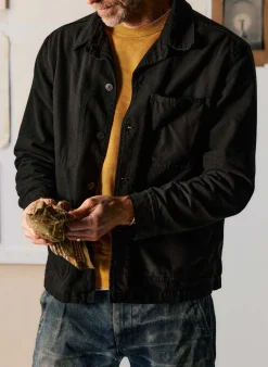 Imogene + Willie jack jacket in overdyed slate