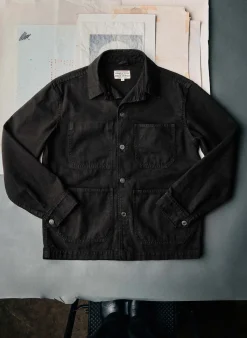Imogene + Willie jack jacket in overdyed slate