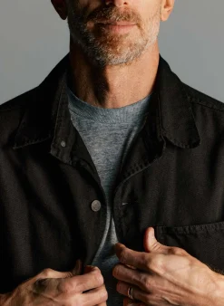 Imogene + Willie jack jacket in overdyed slate