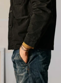 Imogene + Willie jack jacket in overdyed slate