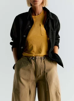 Women Imogene + Willie jack jacket in overdyed slate
