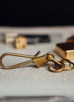 Women Imogene + Willie japanese brass multi-key hook