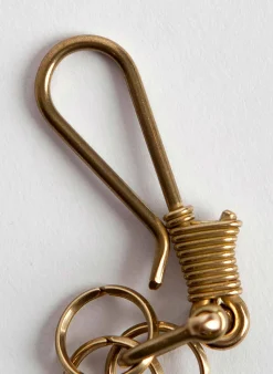 Women Imogene + Willie japanese brass multi-key hook