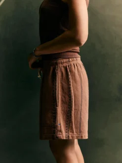 Women Imogene + Willie lagos lounge short in brown